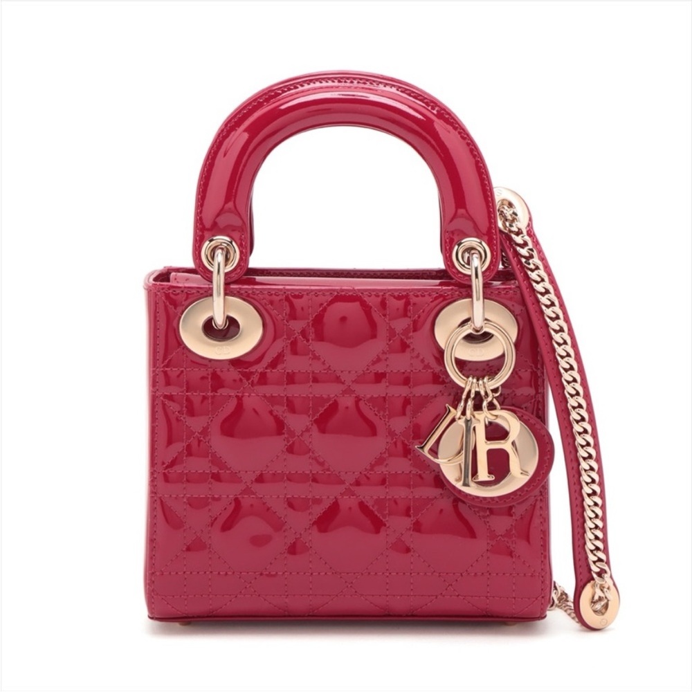 Dior Red Satchel Bag